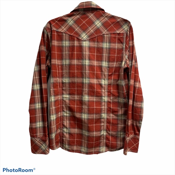 True religion western style plaid button down - Picture 2 of 11